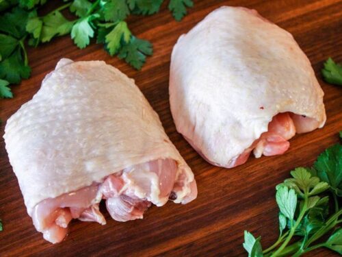 Chicken Thighs, Whole with Bone (sold by pound, 1 lb minimum)