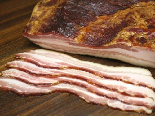 Medium Cut Smoked Bacon (sold by pound, 1lb minimum)