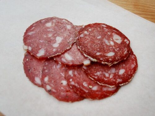 Dry Italian Salami, Sliced (sold by pound, 1 lb minimum)