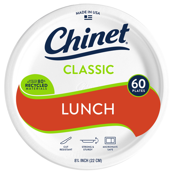 CHINET LUNCH PLATES 60P