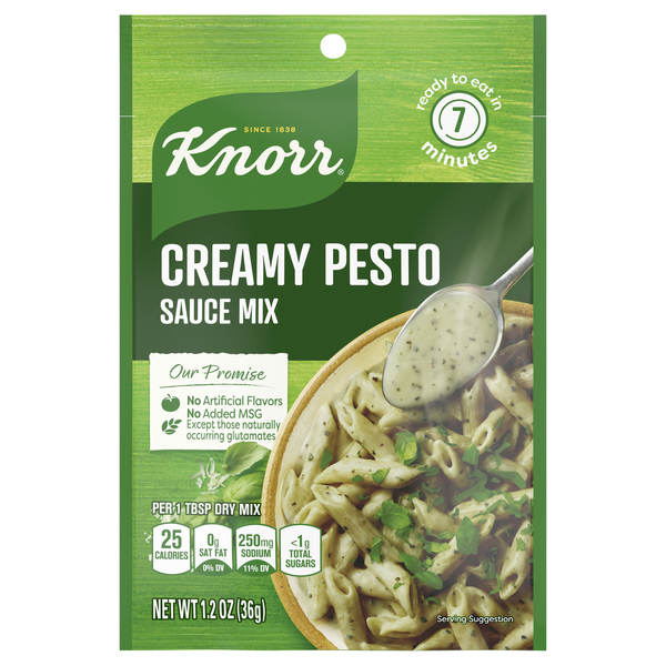 KNORR CREAMY PESTO SAUCE MIX 1.2OZ