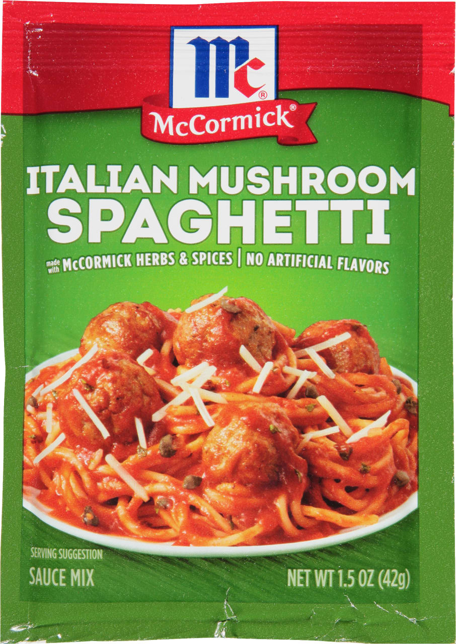 MCCORMICK ITALIAN MUSHROOM SPAGHETTI MIX