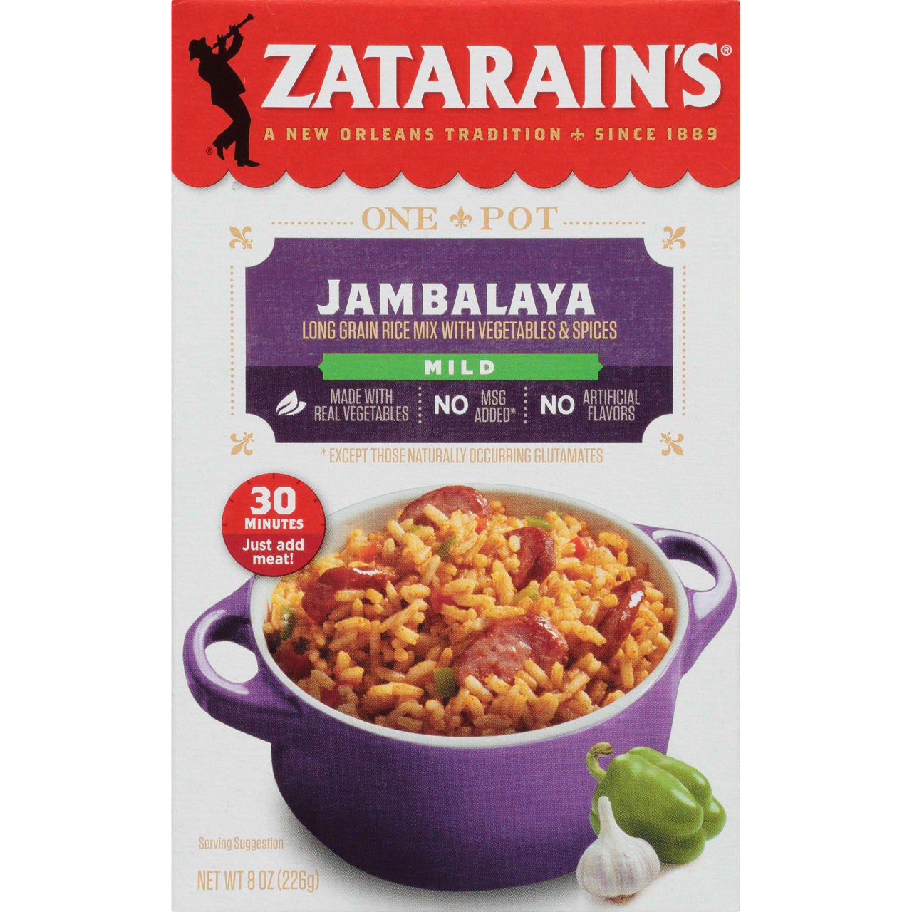 ZATARAINS JAMBALAYA MILD 8OZ