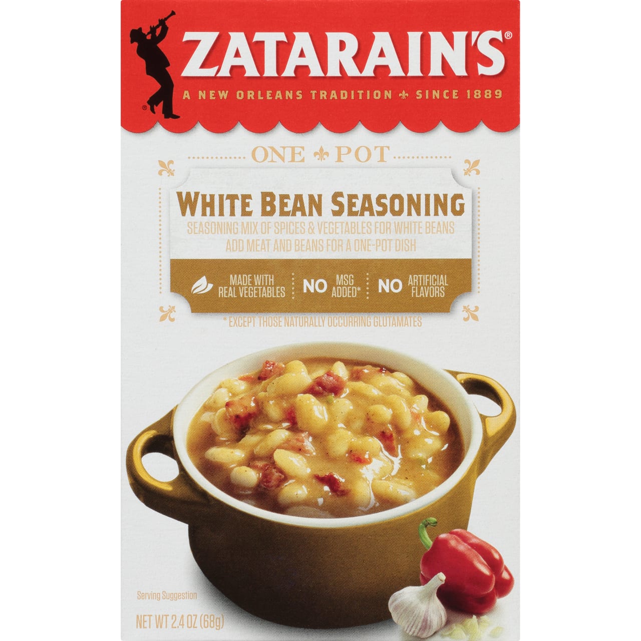 ZATARAINS WHITE BEAN SEASONING 2.4OZ