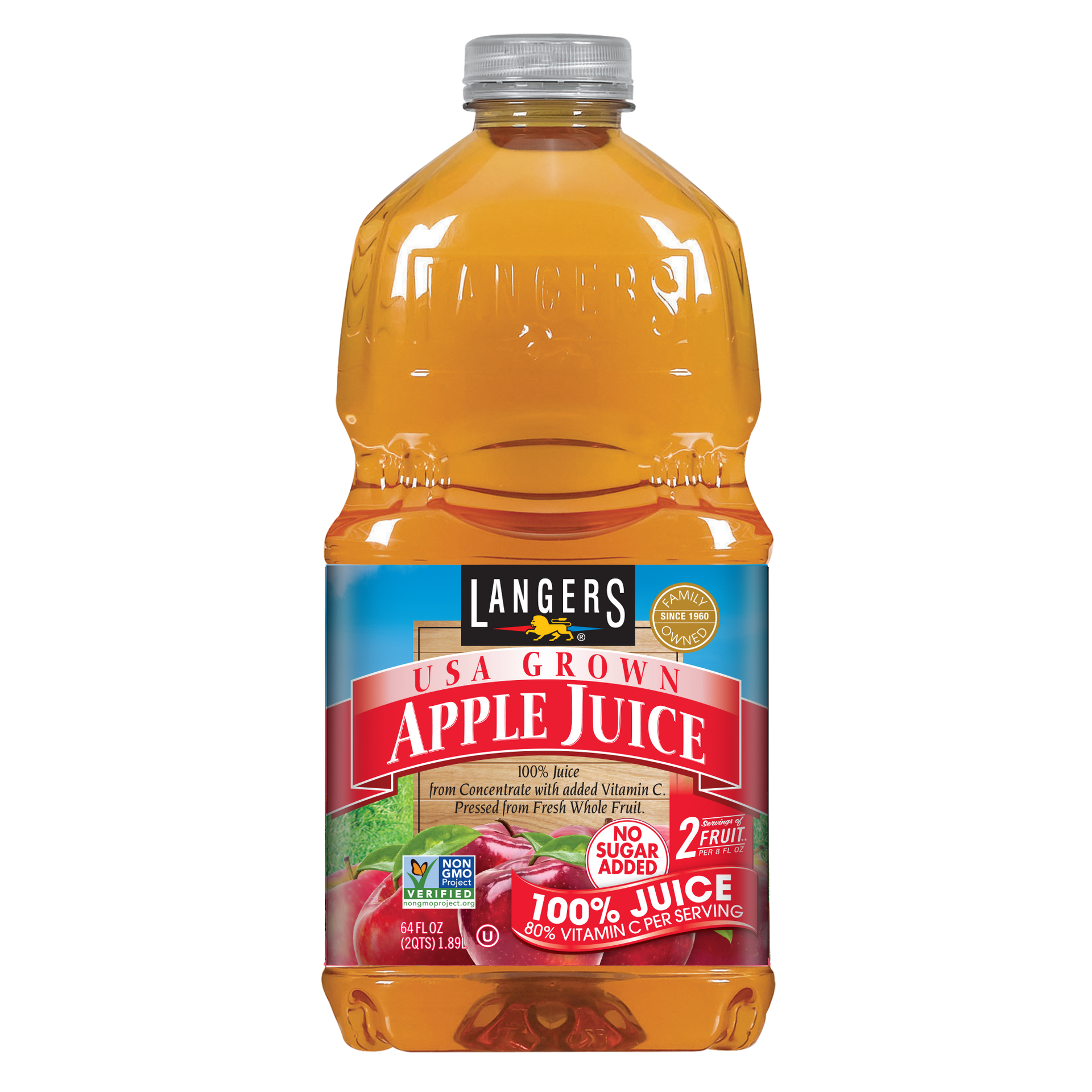 LANGERS APPLE JUICE 64OZ