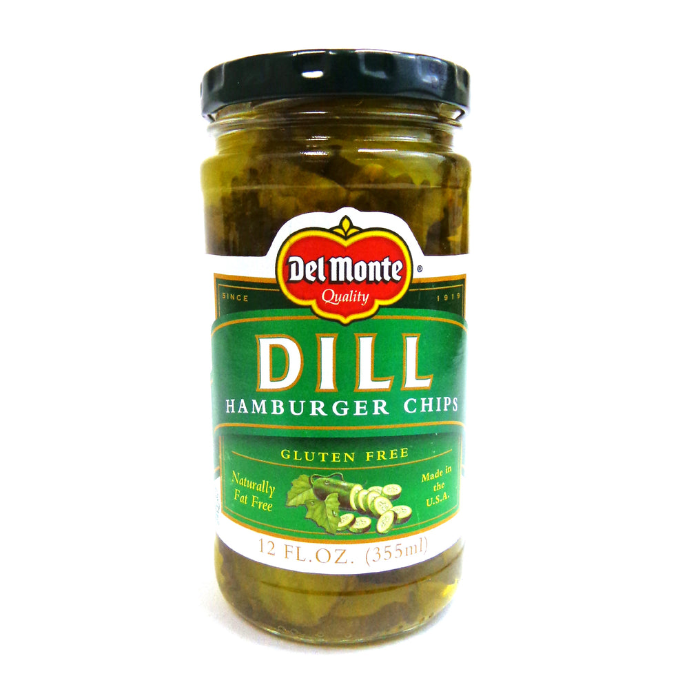 DEL MONTE DILL HAMBURGER CHIPS 12OZ