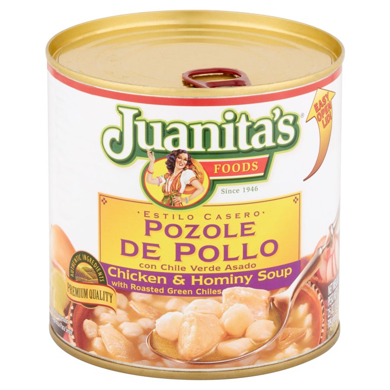 JUANITAS POZOLE DE POLLO 25OZ