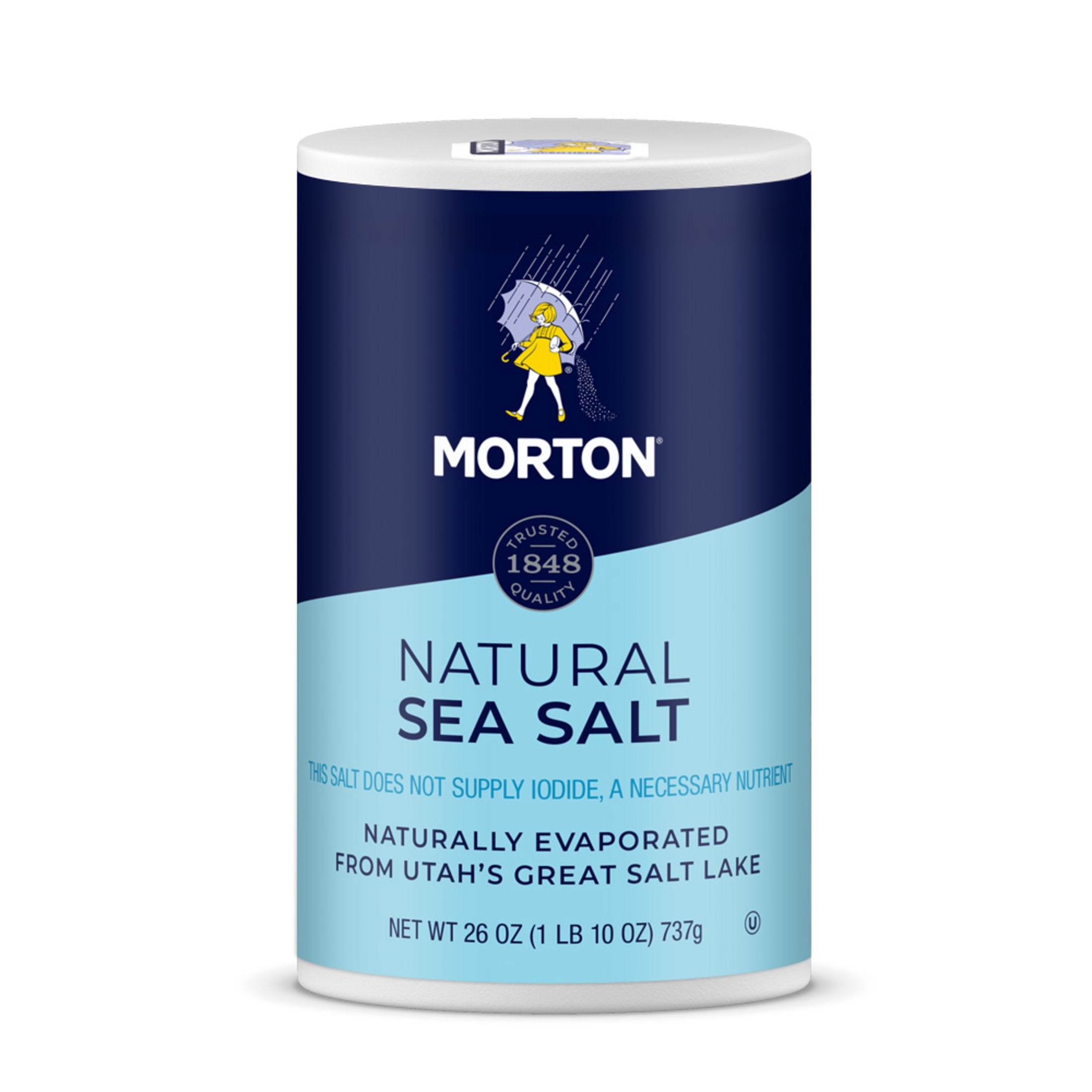 MORTON NATURAL SEA SALT 26OZ