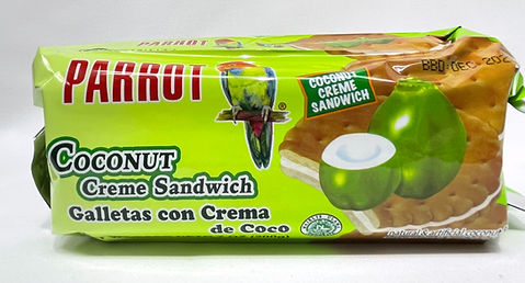 PARROT CREME SANDWICH COCONUT 7OZ