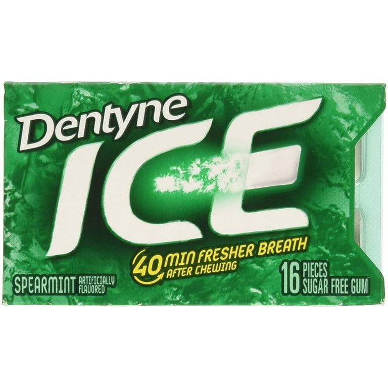 DENTYNE ICE SPEARMINT GUM 16P