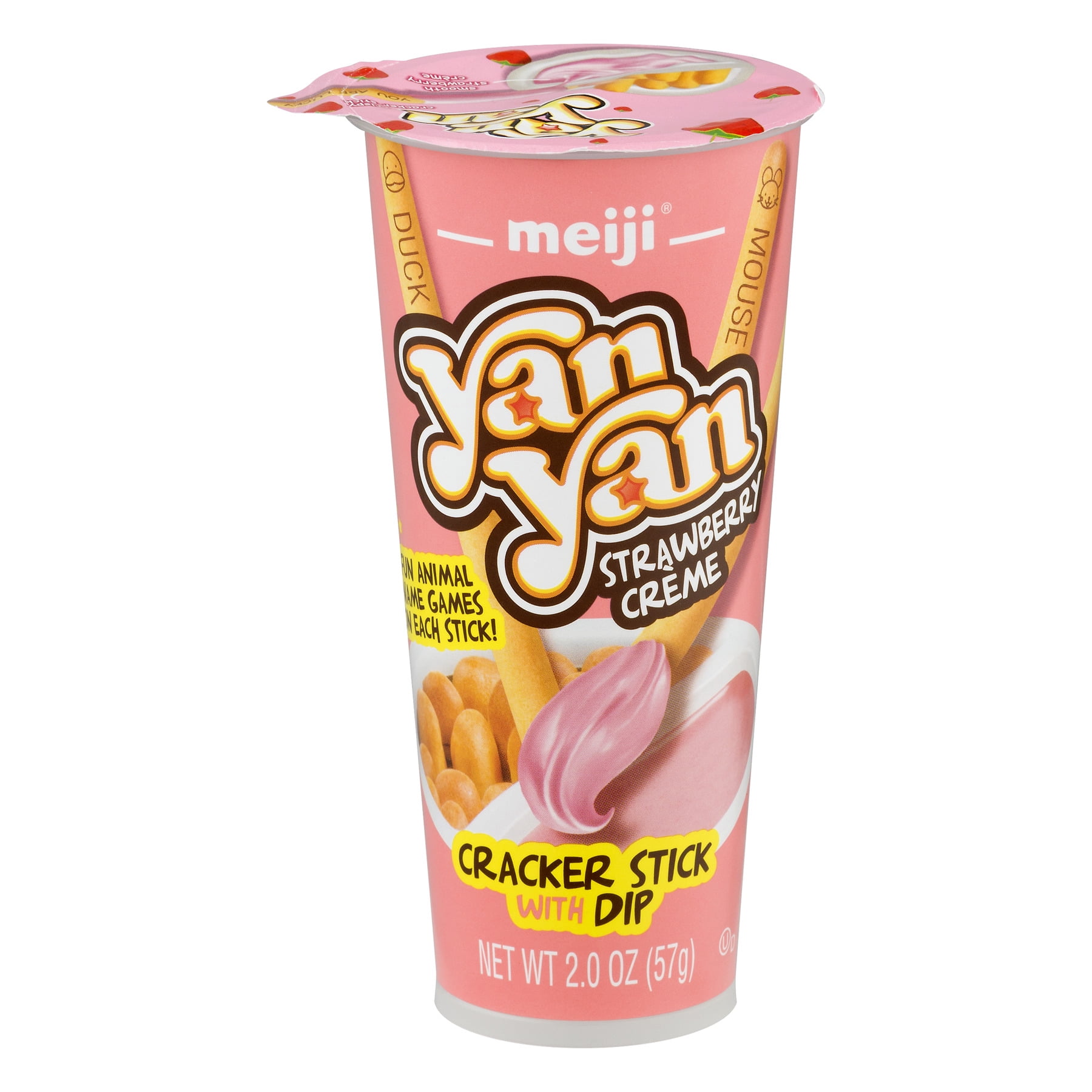 MEIJI YAN YAN STRAWBERRY CREME 2OZ