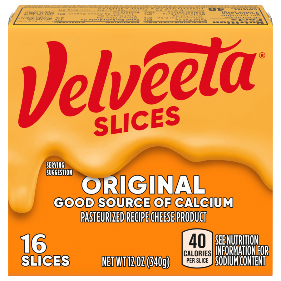 VELVEETA SLICES 12OZ