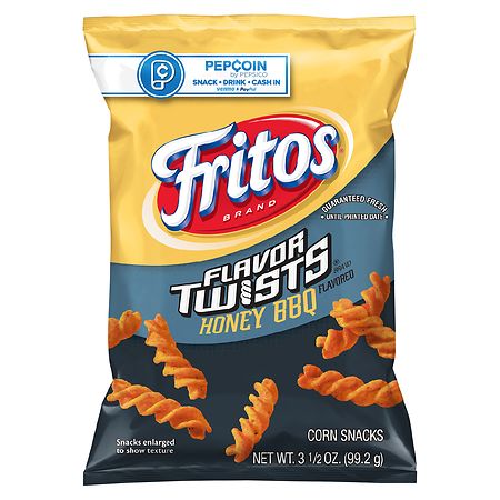 FRITOS FLAVOR TWISTS HONEY BBQ 3.5OZ