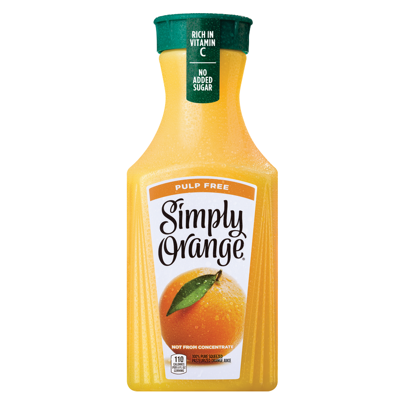 SIMPLY ORANGE PULP FREE 52OZ