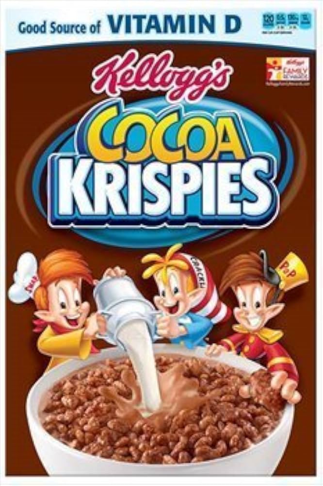 KELLOGGS COCOA KRISPIES CHOCOLATE RICE CEREAL
