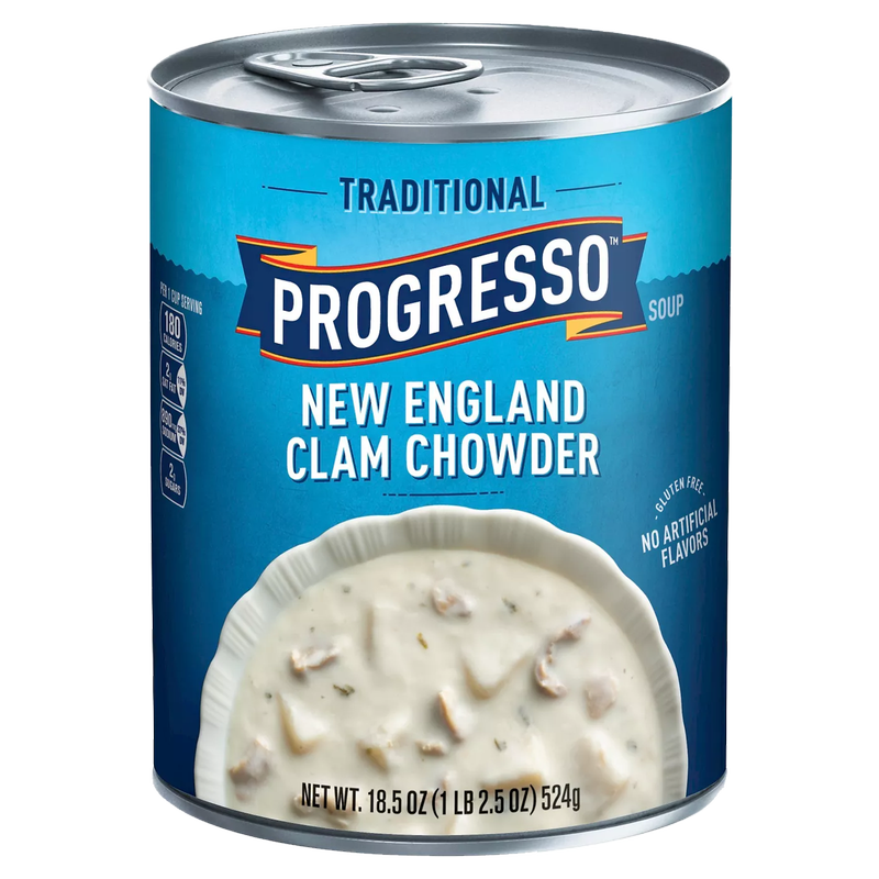PROGRESSO CLAM CHOWDER 18.5OZ