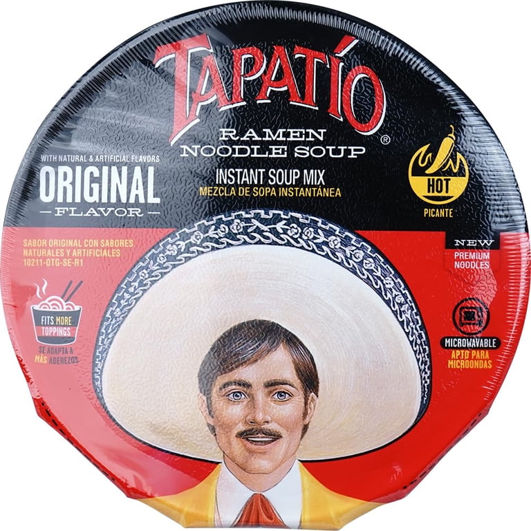 TAPATIO RAMEN NOODLE SOUP ORIGINAL 3.7OZ