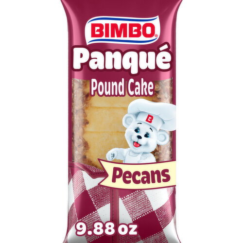 BIMBO POUND CAKE WITH PECANS 9.88OZ