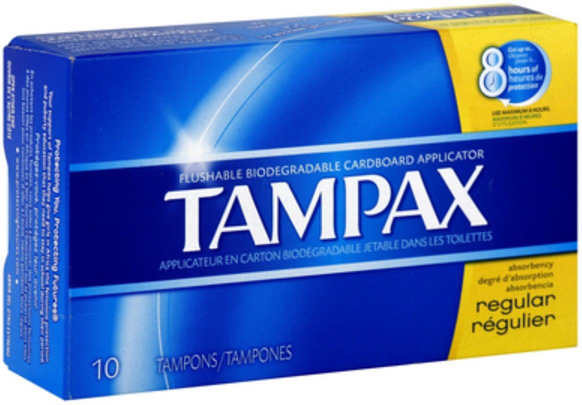 TAMPAX TAMPONS REGULAR 10P
