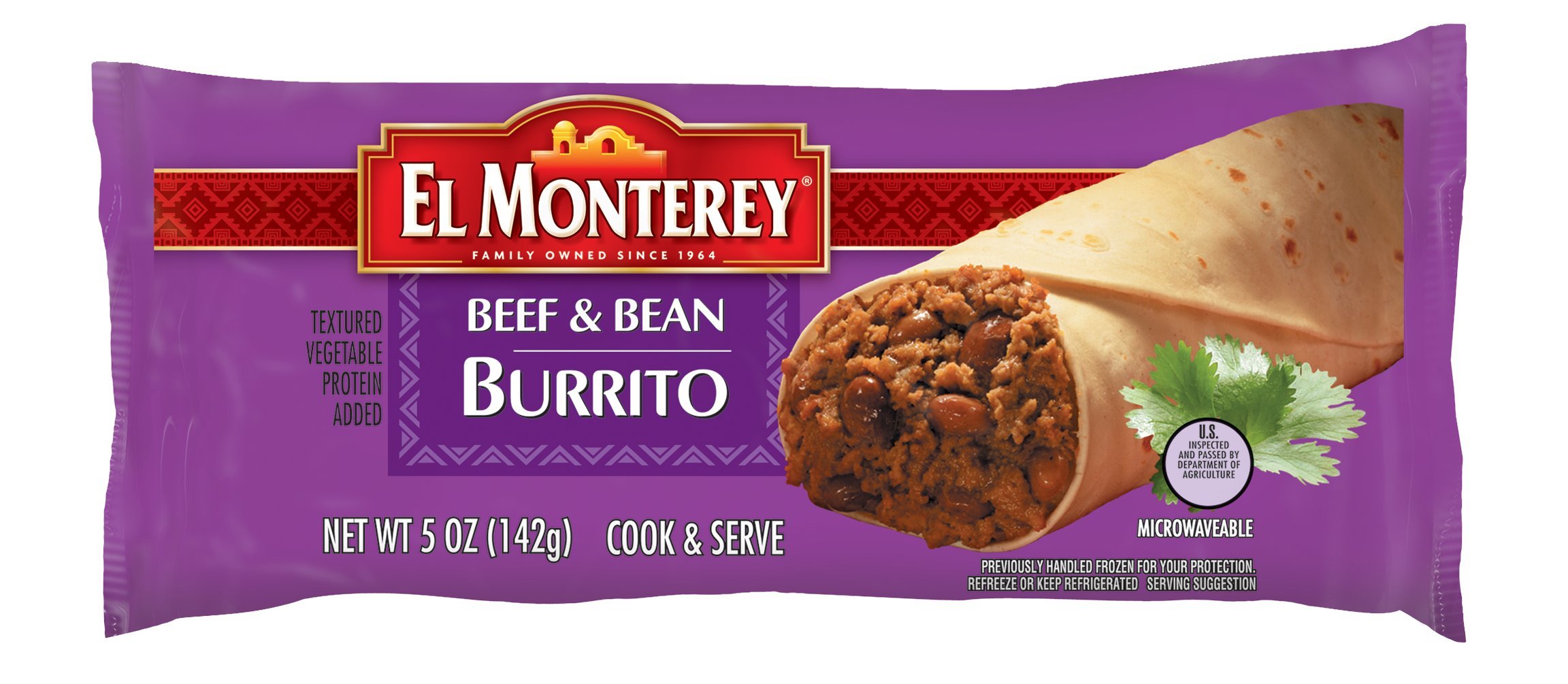 EL MONTEREY BEEF & BEAN BURRITO 5OZ