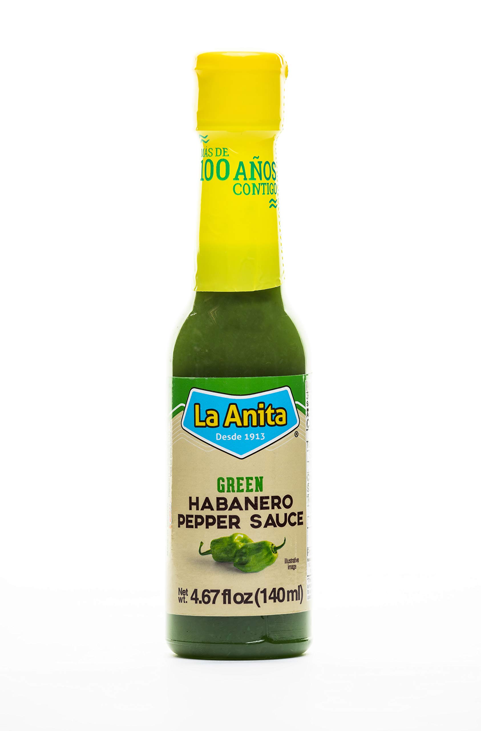 LA ANITA PEPPER SAUCE GREEN HABANERO 4OZ