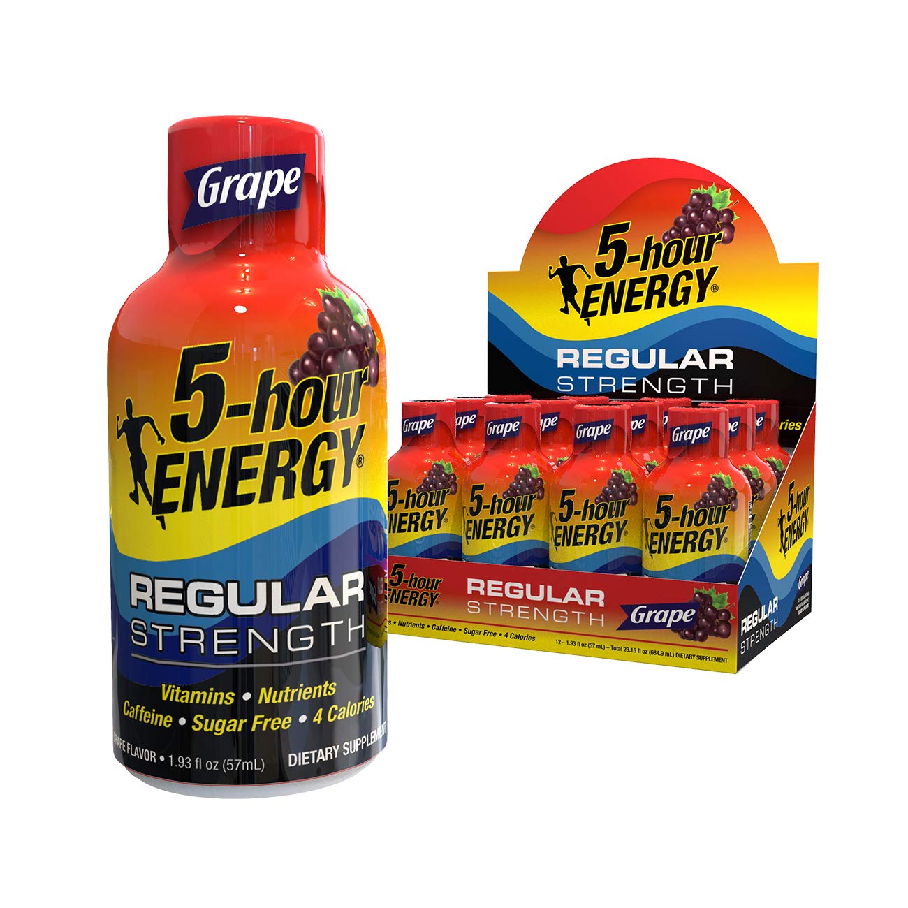 5 HOUR ENERGY REGULAR STRENGTH GRAPE 1.93OZ