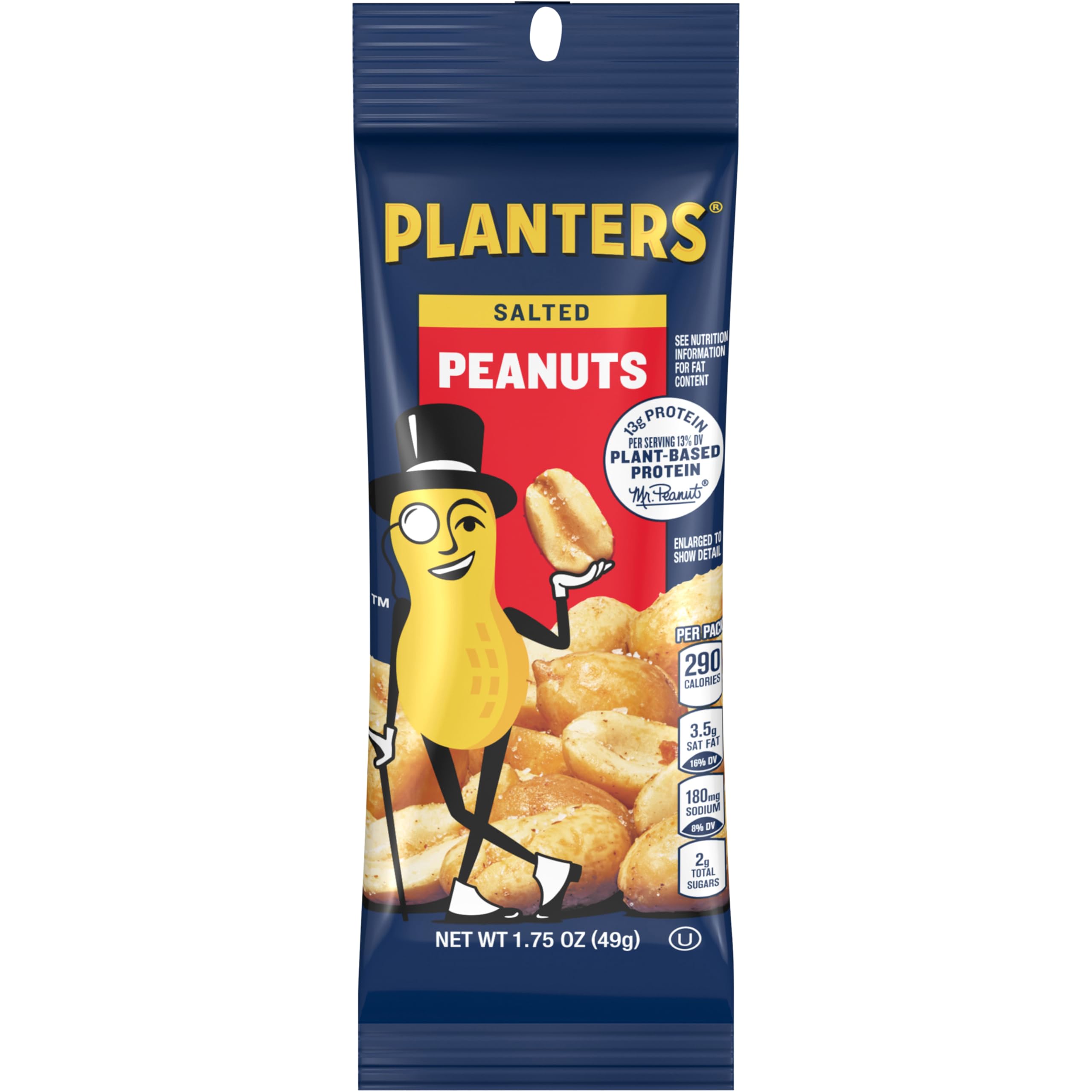 PLANTERS SALTED PEANUTS 1.75OZ