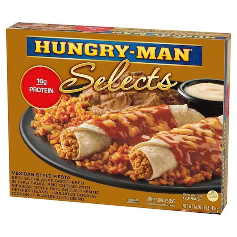 HUNGRY MAN MEXICAN STYLE FIESTA 16OZ