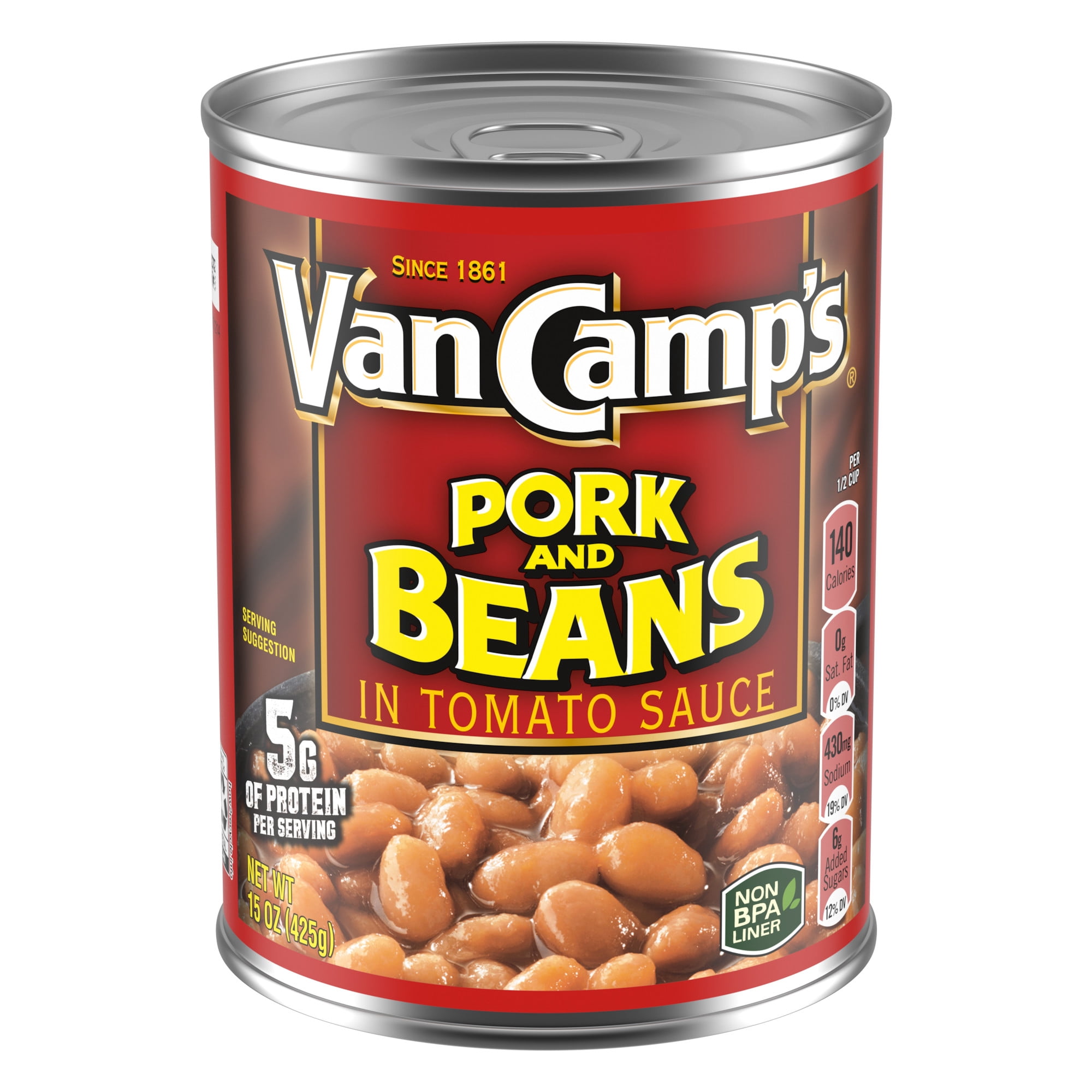 VAN CAMPS PORK AND BEANS 15OZ