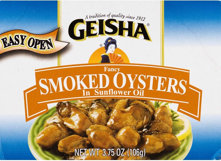 GEISHA SMOKED OYSTERS 3.75OZ
