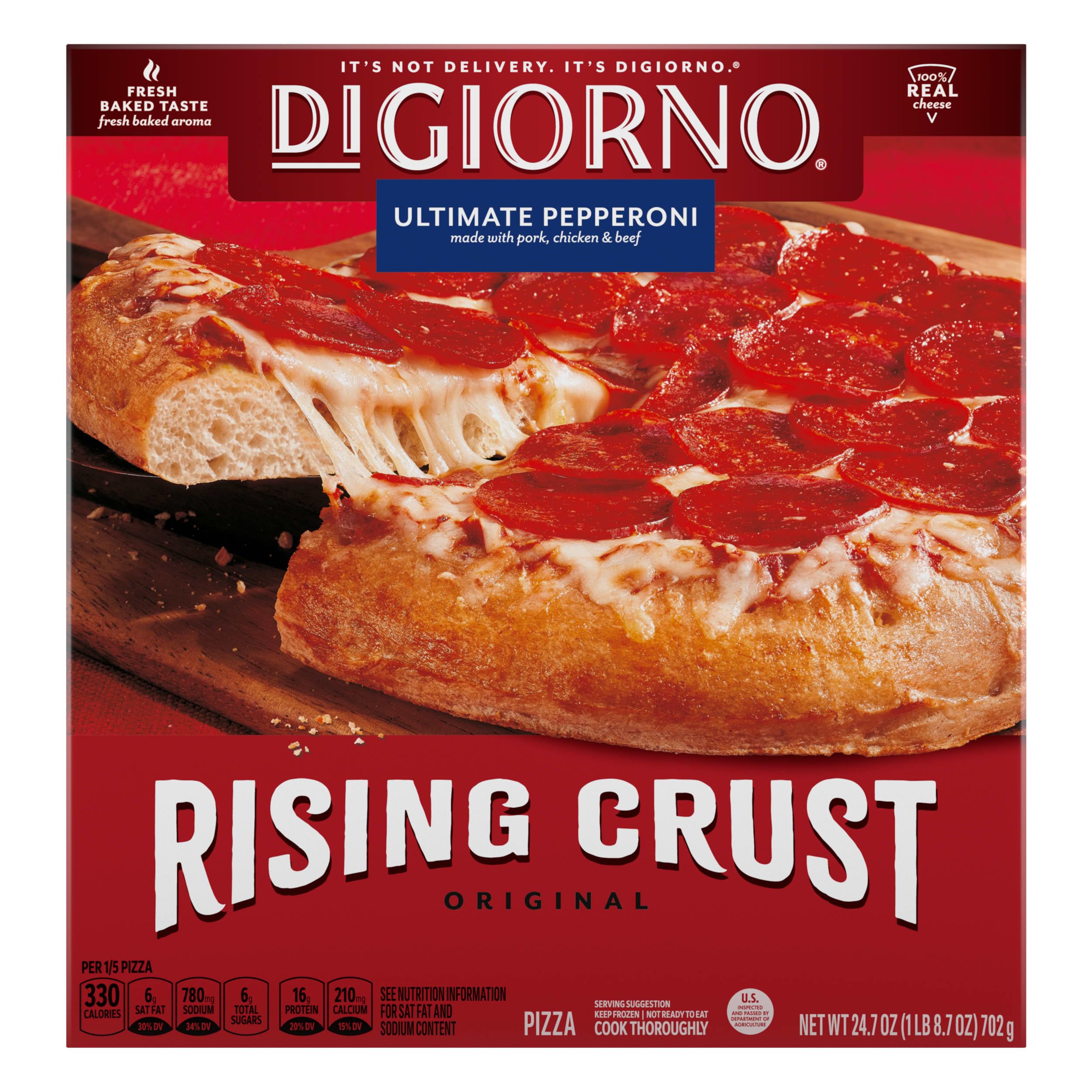 DIGIORNO RISING CRUST ULTIMATE PEPPERONI 24.7OZ