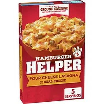 HAMBURGER HELPER FOUR CHEESE LASAGNA