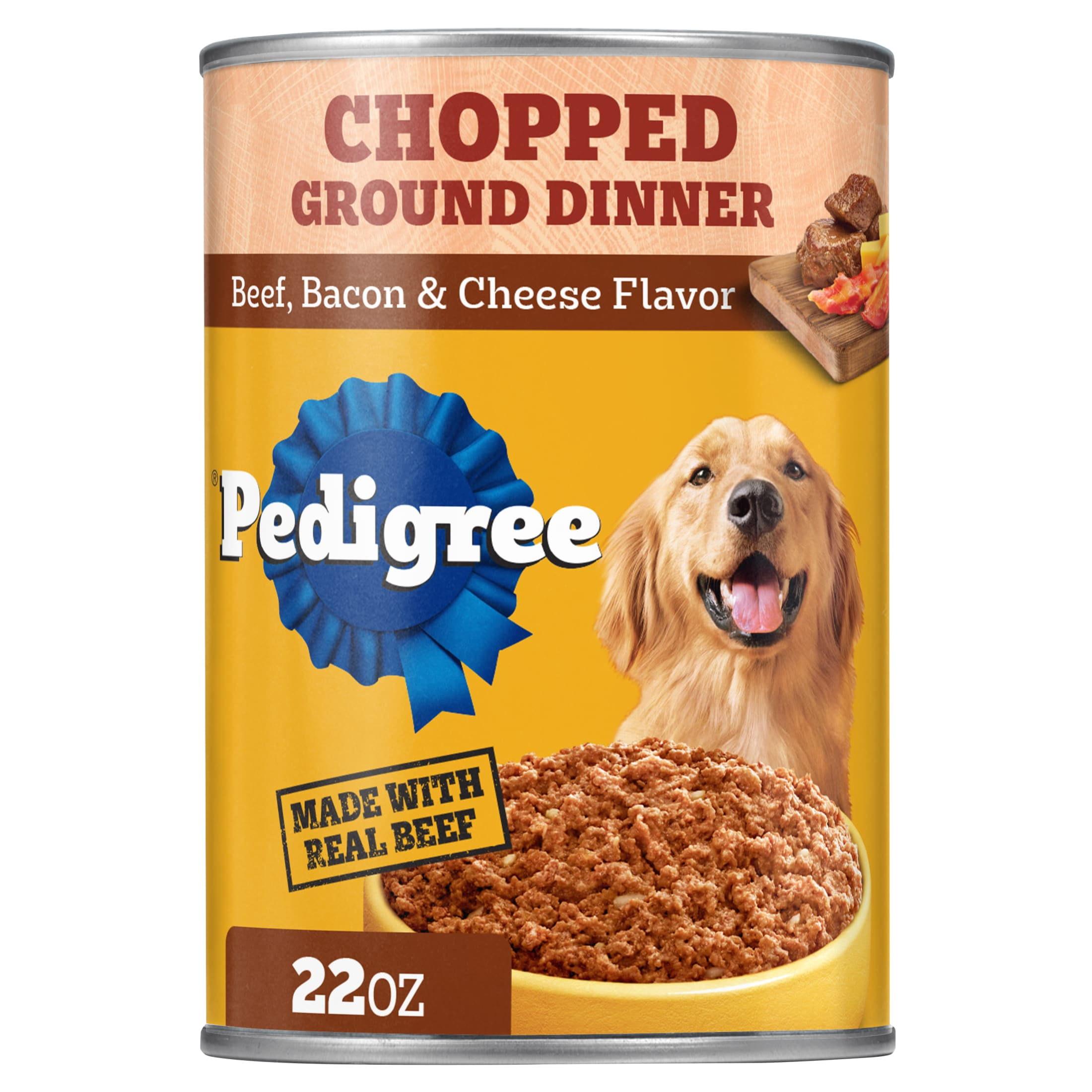 PEDIGREE BEEF BACON & CHEESE 22OZ