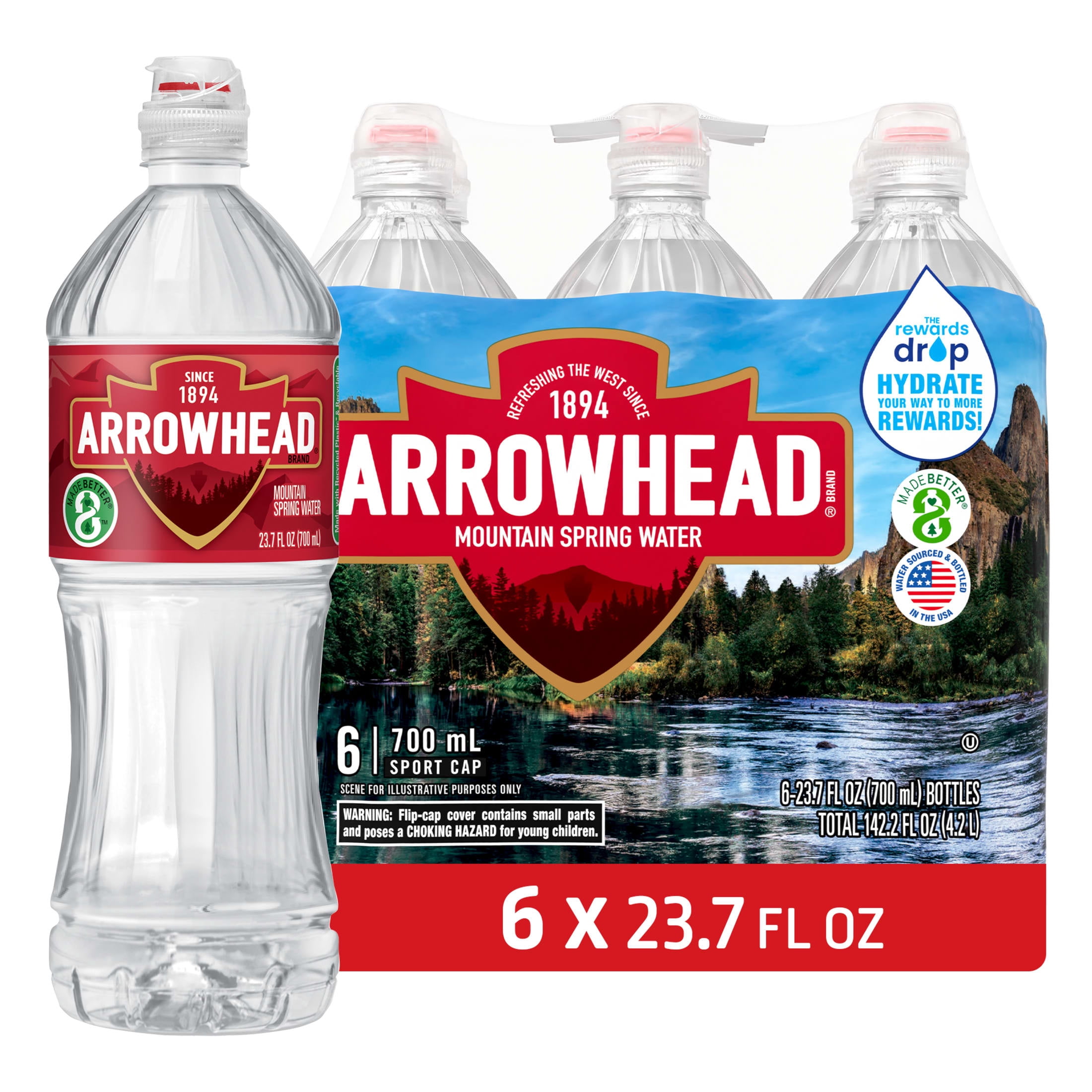 ARROWHEAD WATER 6P