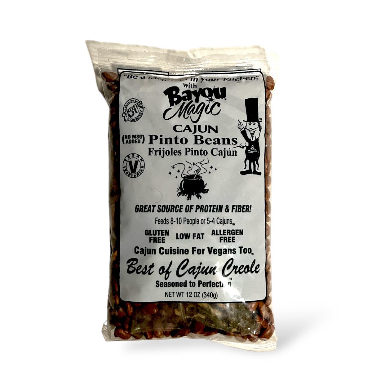 BAYOU MAGIC CAJUN PINTO BEANS 12OZ