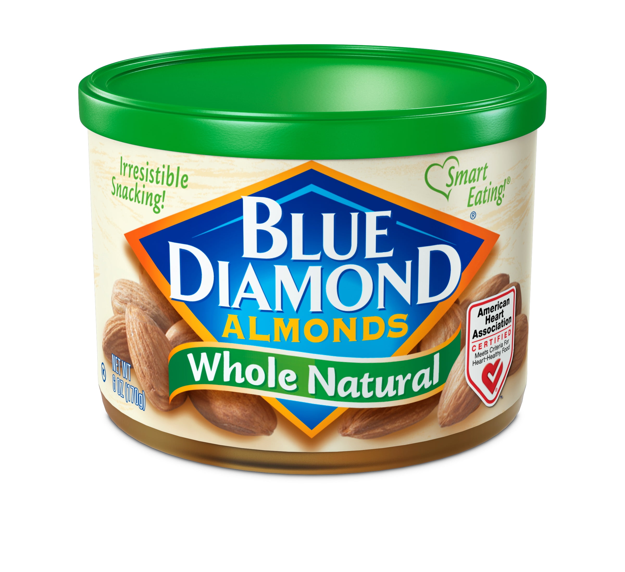 BLUE DIAMOND ALMONDS WHOLE NATURAL 6OZ