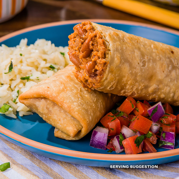 EL MONTEREY BEEF & BEAN CHIMICHANGAS