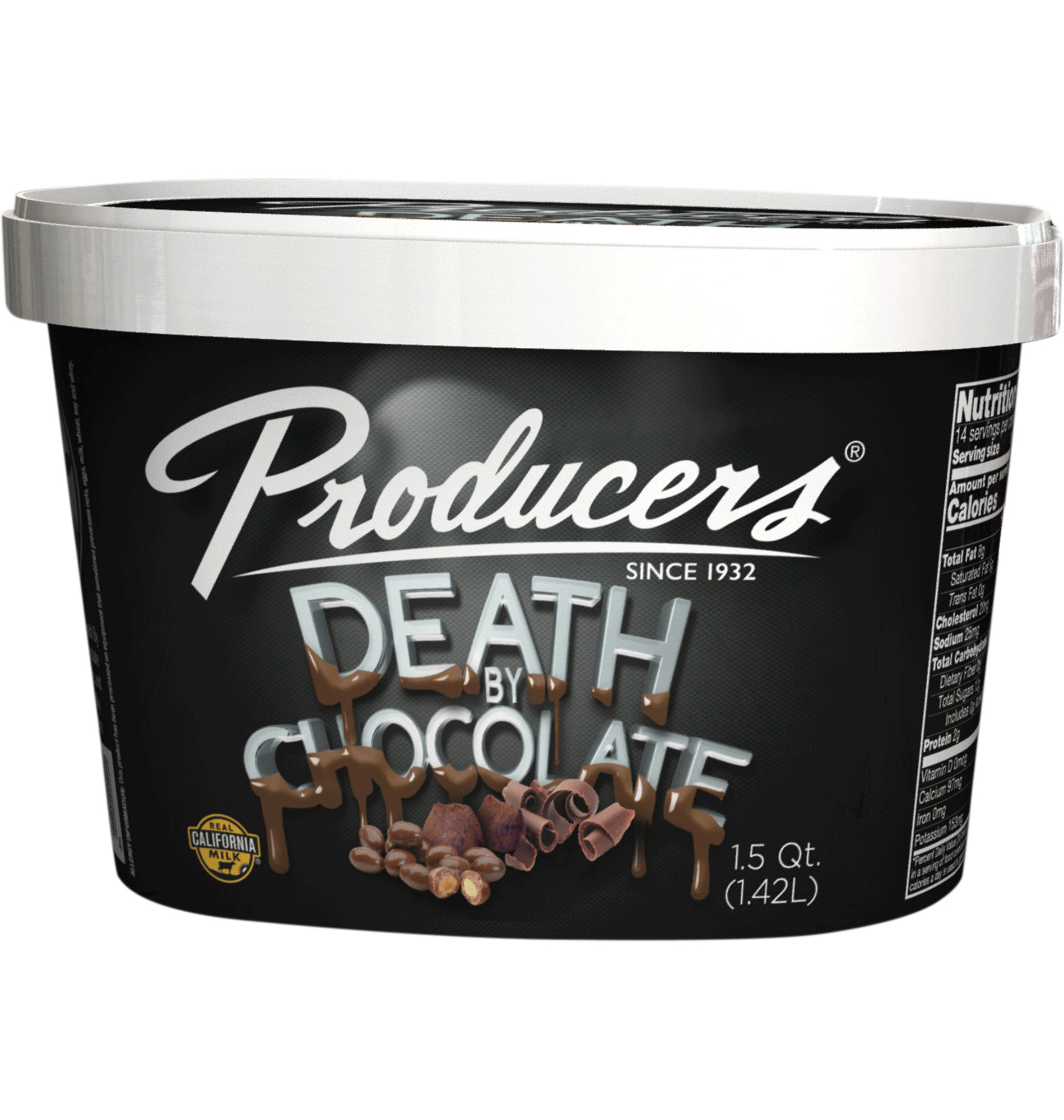 PRODUCERS ICE CREAM CHOCOLATE 1.5QT