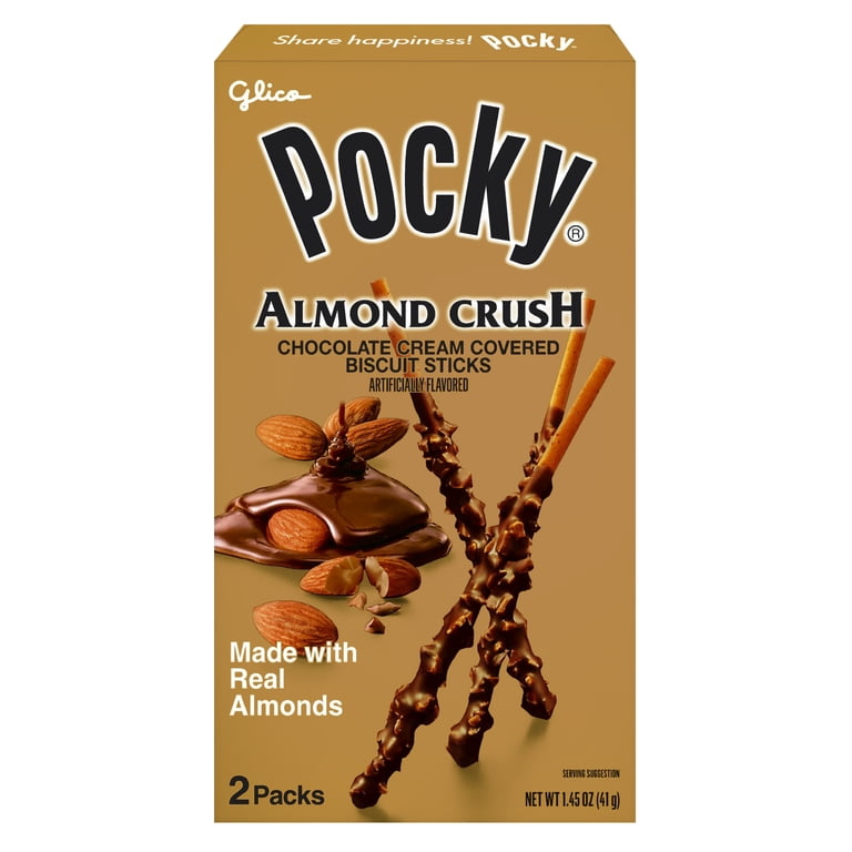 GLICO POCKY ALMOND CRUSH 1.45OZ