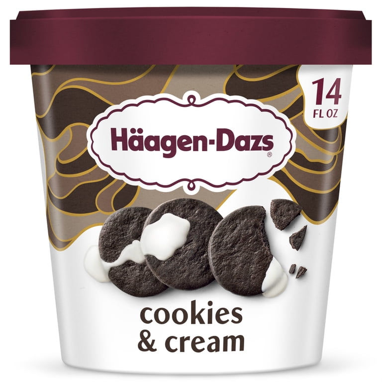 HAAGEN DAZS COOKIES & CREAM 14OZ