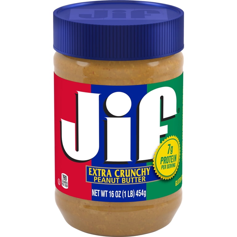 JIF EXTRA CRUNCHY PEANUT BUTTER 16OZ
