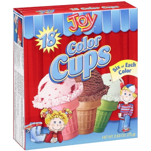 JOY COLOR CUPS 18P