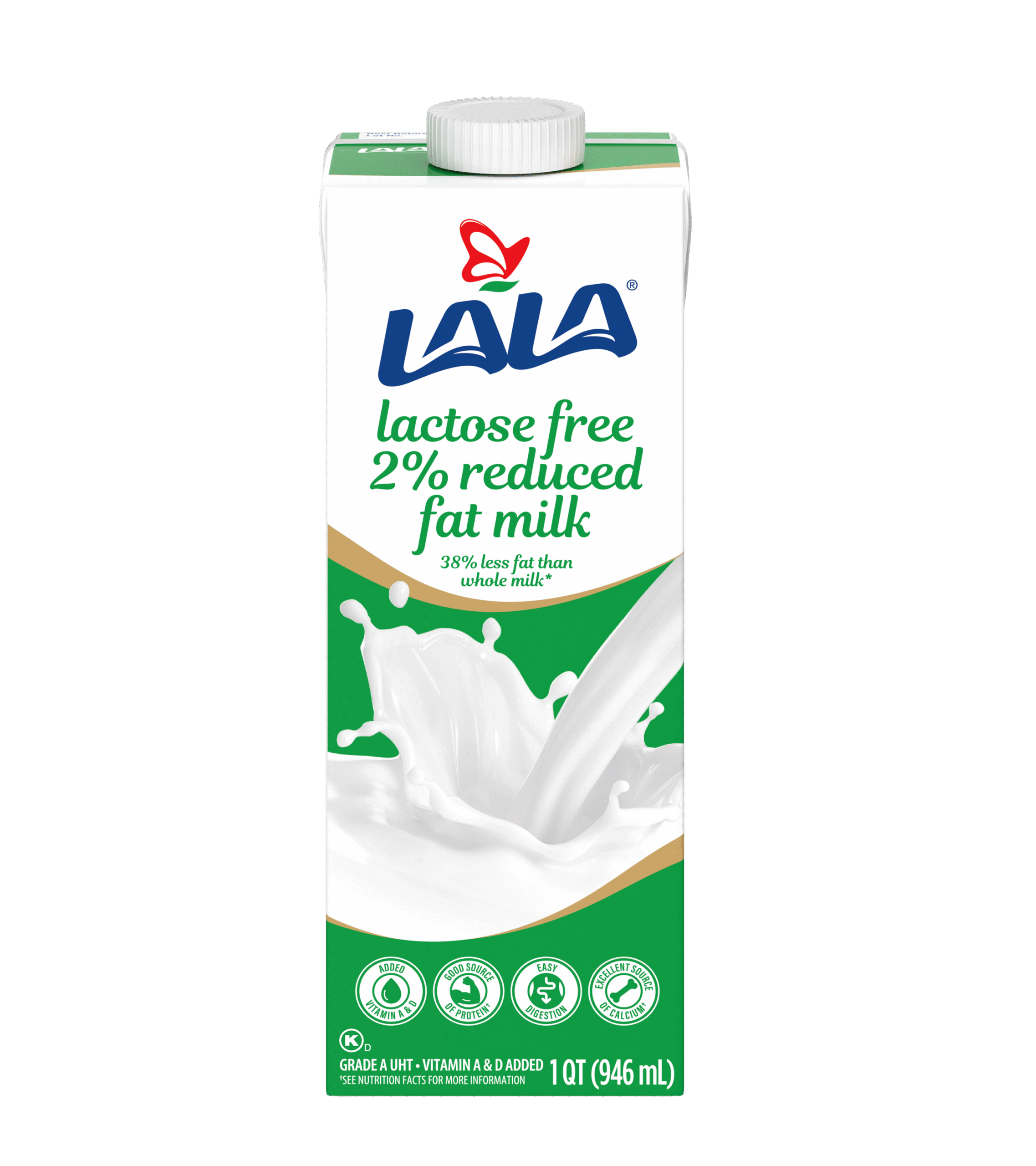 LALA LACTOSE FREE 2% REDUCED 32OZ