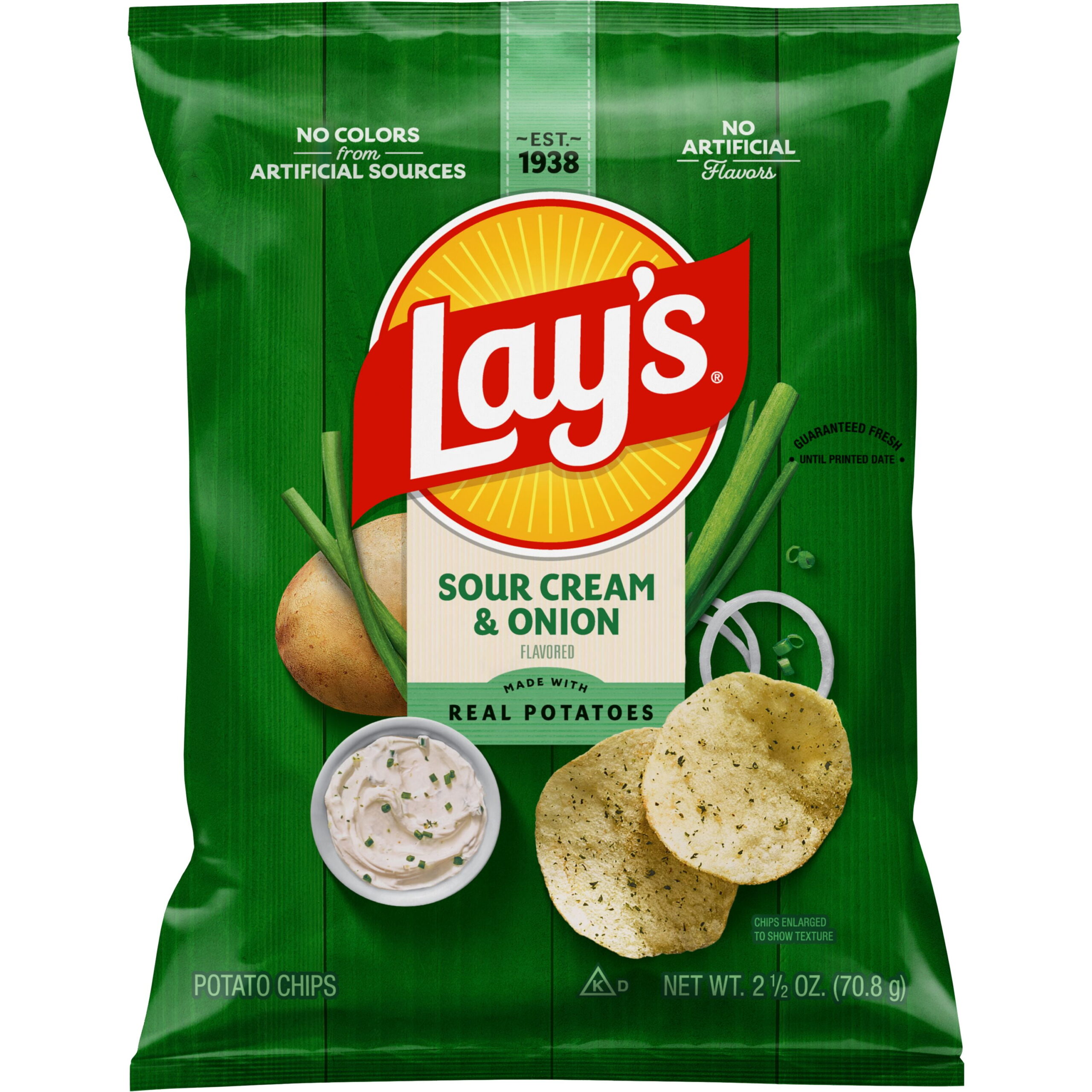 LAYS SOUR CREAM & ONION 2.5OZ