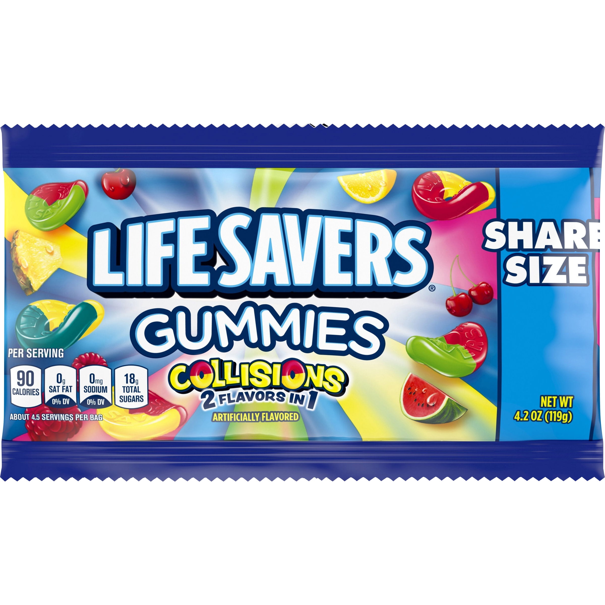 LIFESAVERS GUMMIES COLLISIONS SHARE SIZE