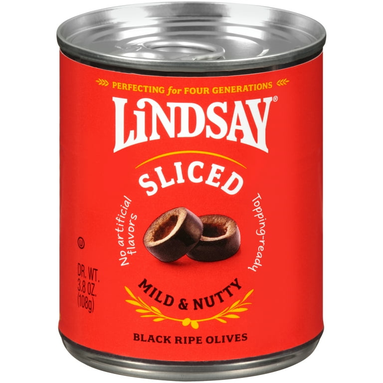 LINDSAY OLIVES SLICED 3.8OZ