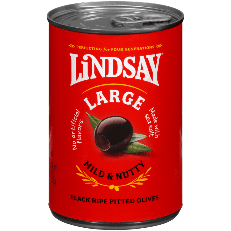 LINDSAY LARGE BLACK OLIVES 6OZ