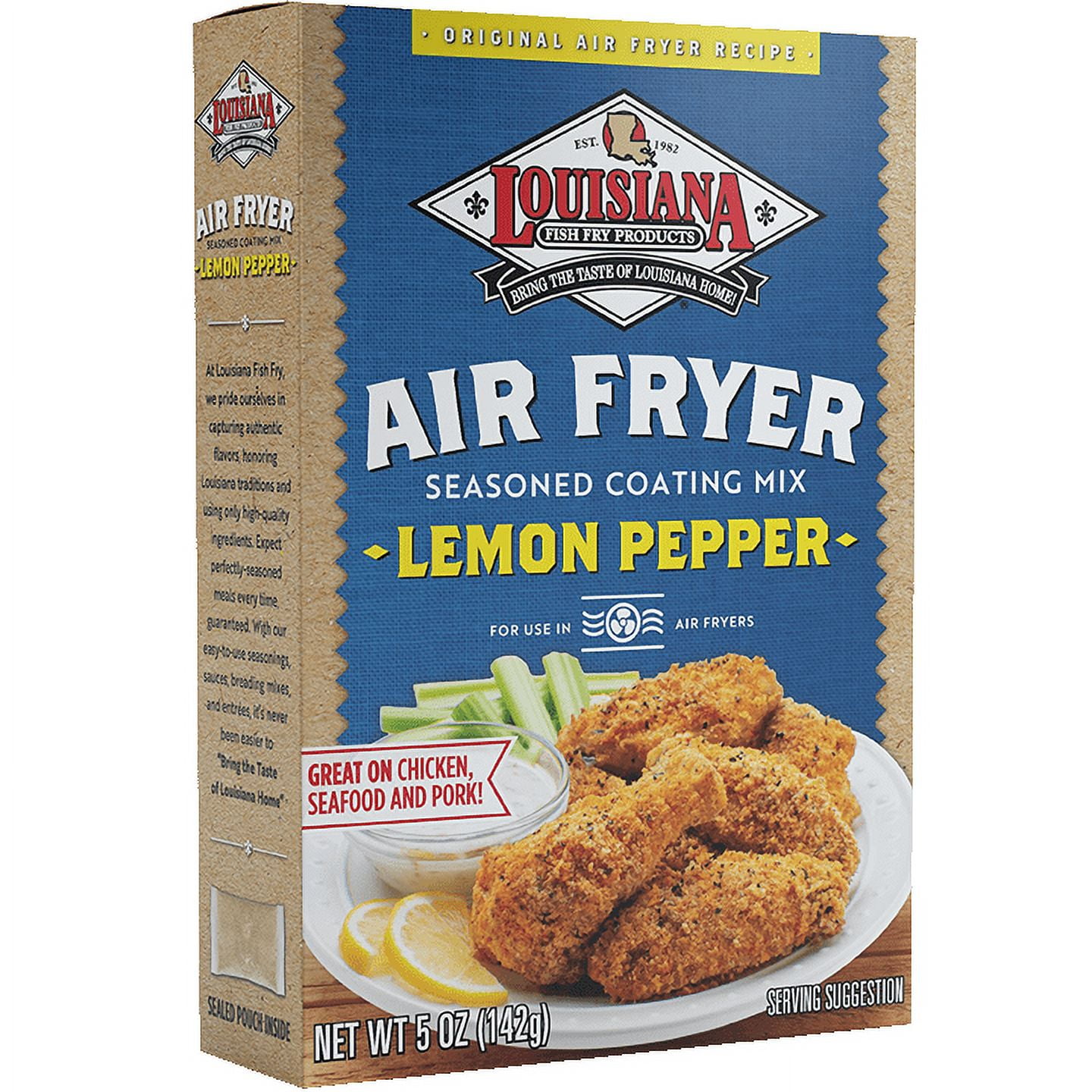 LOUISIANA AIR FRYER LEMON PEPPER 5OZ