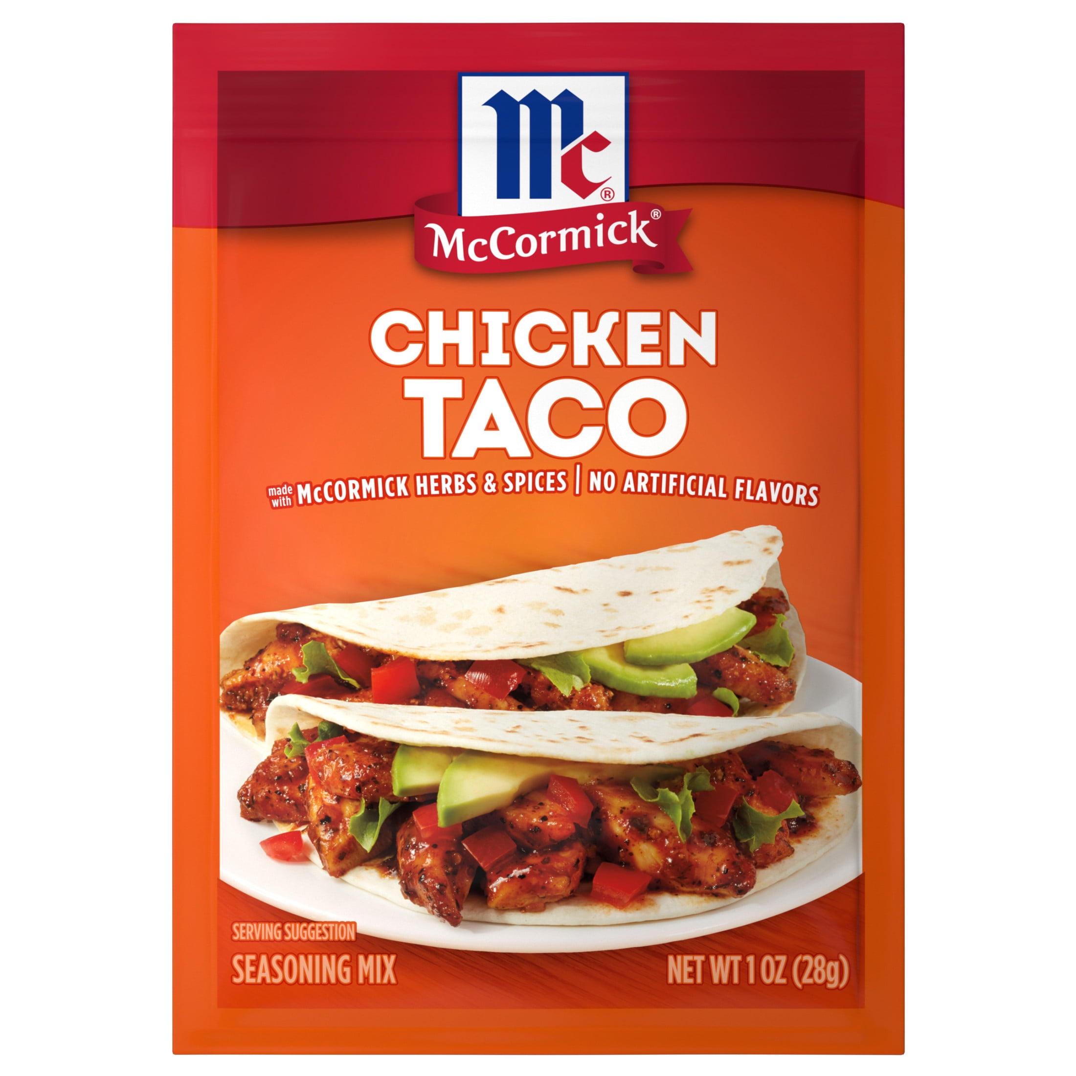 MCCORMICK CHICKEN TACO SEASONING MIX 1OZ