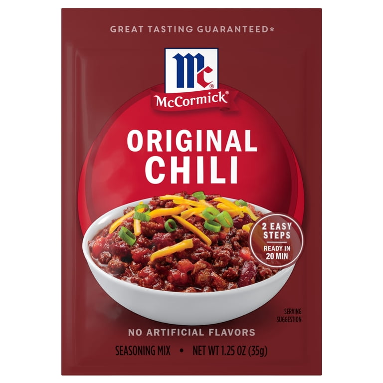 MCCORMICK CHILI SEASONING MIX 1.25OZ